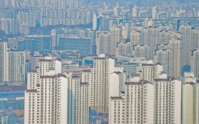 경기도내 아파트 단지 모습. 경기일보DB