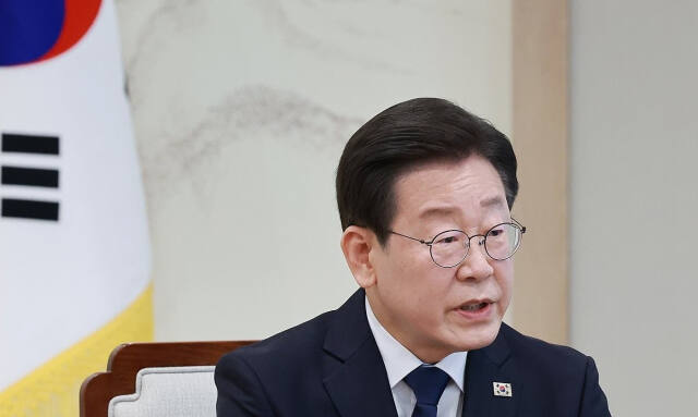 더불어민주당 이재명 대표가 지난달 29일 서울 용산 대통령실 집무실에서 열린 윤석열 대통령과의 영수회담에서 발언하고 있다. 연합뉴스