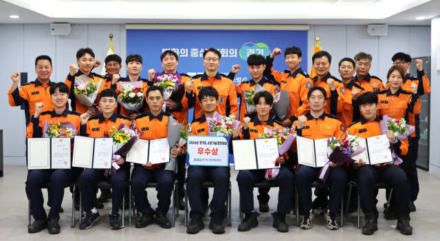 화성소방서가 1일 소방서 소회실에서 ‘2024년 경기도 소방기술경연대회 시상식’을 열었다. 화성소방서 제공