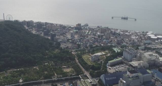 인천 중구 북성동에 있는 월미공원 인근 전경. 인천시 제공