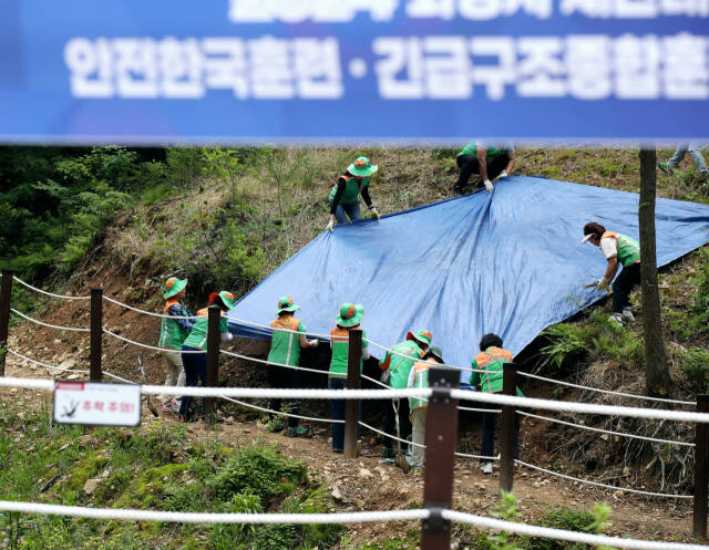 2024 화성시 재난대응 안전한국훈련 현장훈련 모습. 화성시 제공