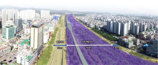 안산시가 수도권 전철 4호선 안산구간 5.47㎞에 대한 지하화 추진을 위해 실무추진단을 구성하고 총력 대응해 나가기로 했다. 사진은 해당 구간 현황도. 안산시 제공