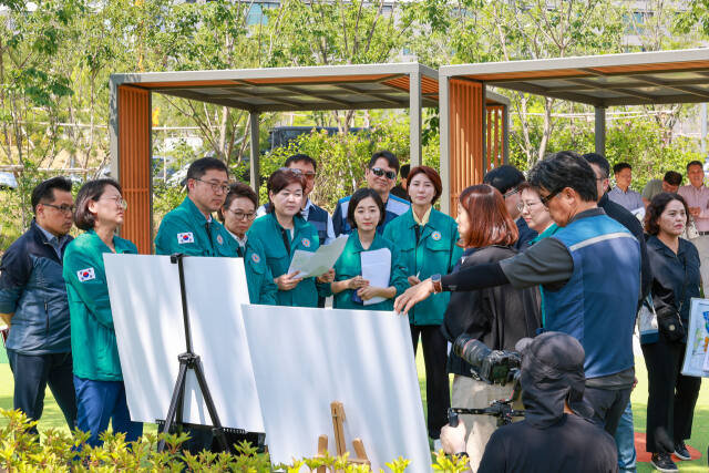 과천지식정보타운 현장점검 실시. 과천시의회 제공