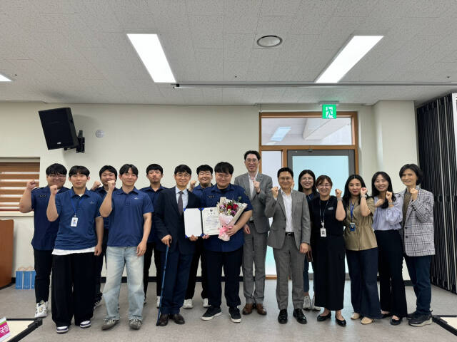 양주장애인복지관 사회복무요원 강병혁씨, 모범 복무요원 선정