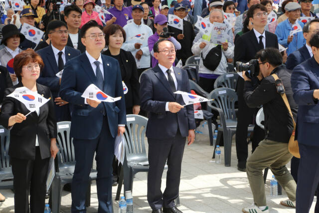 제14회 의병의 날 기념행사 경기도 최초 연천군에서 열렸다. 연천군 제공.