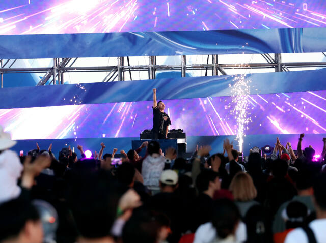 EDM NIGHT 공연 모습. 화성시 제공