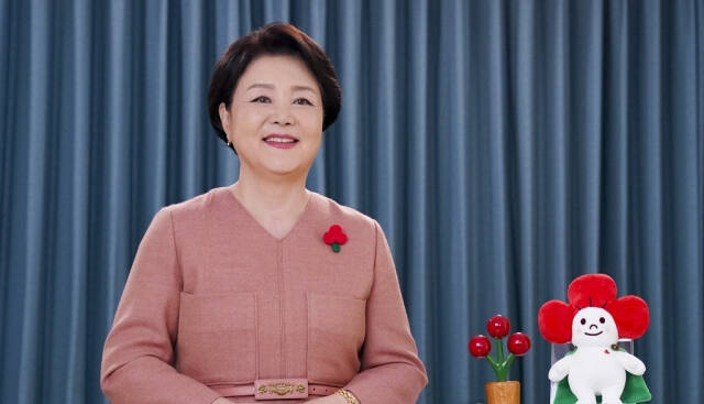 문재인 전 대통령의 부인 김정숙 여사. 연합뉴스