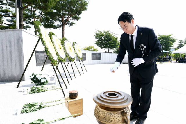 화성시가 6일 오전 제69회 현충일 추념식을 진행했다. 화성시 제공
