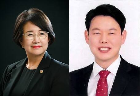 국민의힘 인천시의회 차기 원내대표에 이름이 오르내리고 있는 박판순 시의원(비례·왼쪽)과 임춘원 시의원(남동1·오른쪽). 경기일보 DB