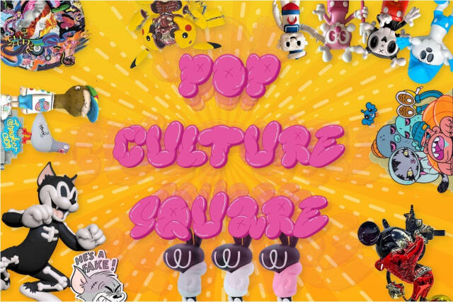 ‘팝 컬쳐 스퀘어(POP CURTURE SQUARE)’ 특별전에서는 스페인의 코테 에스크리바 등 국내외 합 아티스트가 팝 아트와 대중문화의 결합을 선보인다. 팝 컬처 스퀘어 이미지 사진. 어반브레이크 제공