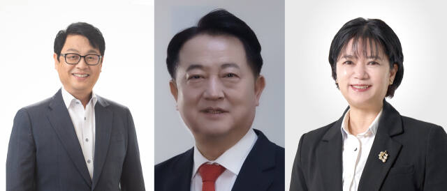 왼쪽부터 김대중, 이인교, 유승분 시의원. 인천시의회 제공