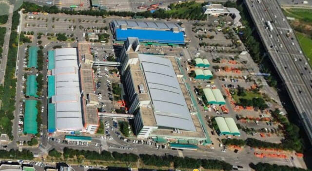 인천 부평구에 있는 삼산농산물도매시장의 전경. 인천시 제공