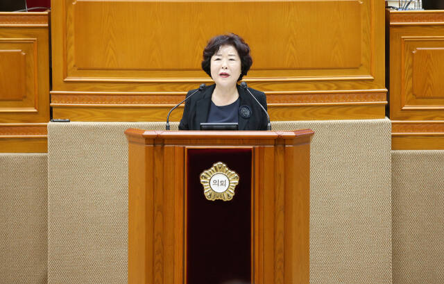 김보영 안양시의원. 안양시의회 제공