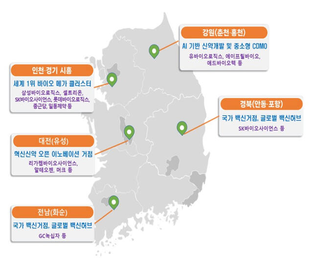 바이오 분야 국가첨단전략산업 특화단지. 산업통상자원부 제공