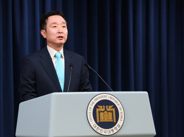이도운 대통령실 홍보수석. 연합뉴스