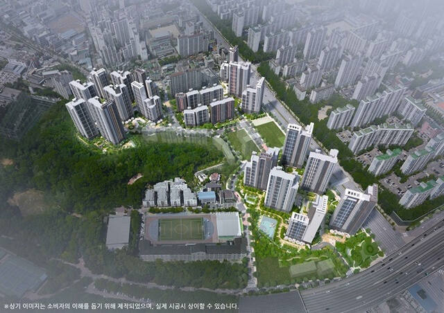 평촌 트리지아 조감도. 경기일보DB