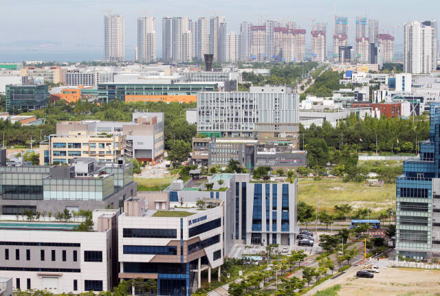 인천 연수구 송도국제도시의 바이오클러스터 전경. 인천경제청 제공