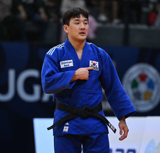 파리 올림픽의 메달 기대주로 폭풍 성장한 이준환.IJF 제공