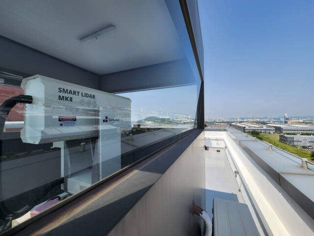 스마트 라이다 산단 관측 이미지. 차세대융합기술원 제공