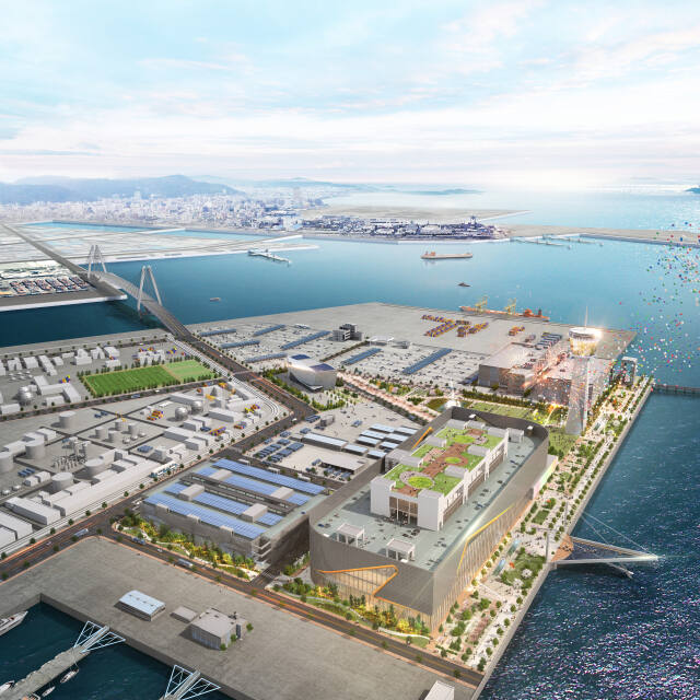 오는 2026년까지 인천 남항 일대에 조성할 ‘인천항 스마트오토밸리 조성사업’의 전체 조감도.