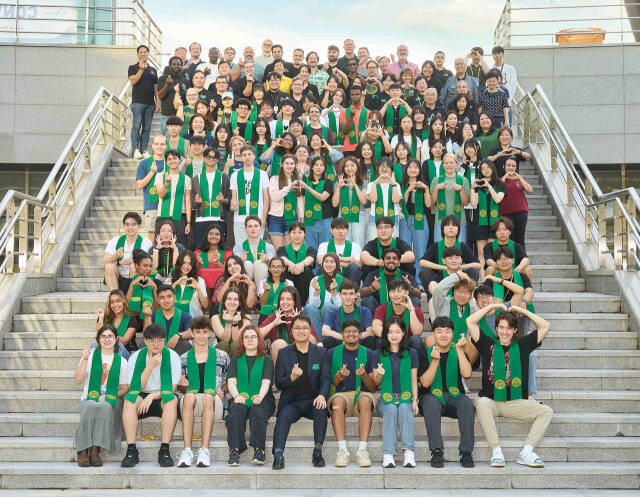 한국조지메이슨대학교(George Mason University Korea)는 최근 인천 연수구 송도국제도시 인천글로벌캠퍼스(IGC) 연회장에서 2024년도 가을학기 입학식을 했다. 한국조지메이슨대학교 제공