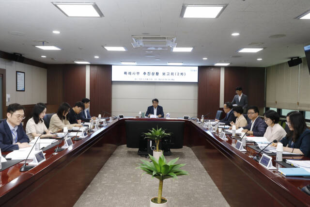 화성시가 지난 26일 화성특례시 출범을 대비한 ‘특례사무 준비상황 보고회’를 개최했다. 화성시 제공