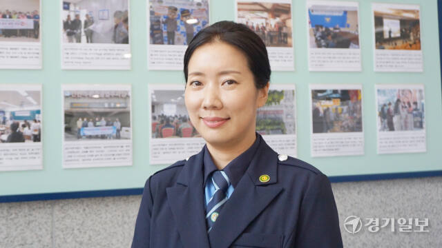 장고은 일산서부 녹색어머니연합회 신임회장. 신진욱 기자