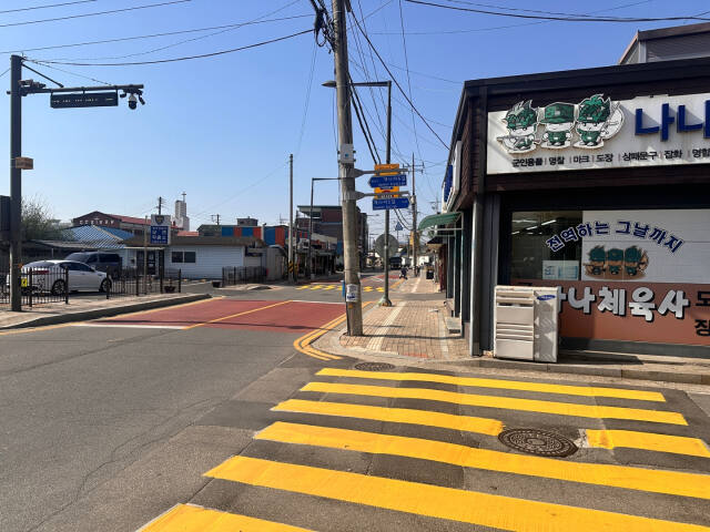 인적이 드문 평상시 남면 신산리 시가지 모습. 양주시 제공