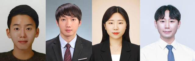 제6회 청년상 수상자. 왼쪽부터 김성욱, 이봉준, 박기양, 편진범씨. 안양시 제공