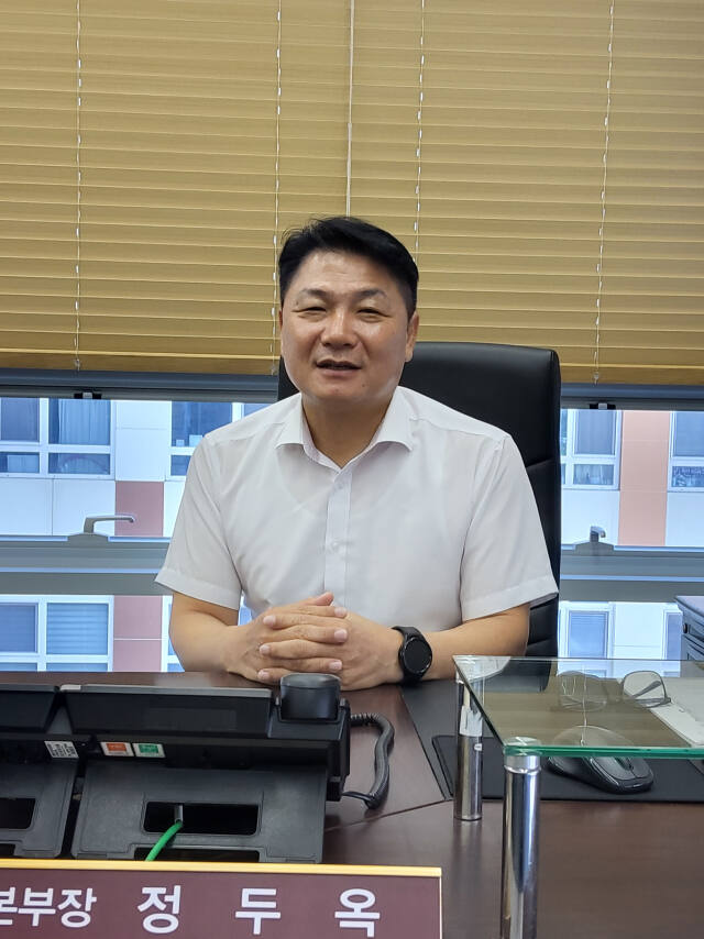 정두옥 한전 HVDC건설본부 본부장. 김동수기자
