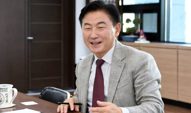 김동근 의정부시장이 경기도의료원 의정부병원의 지역 내 존치 필요성을 강조하고 있다. 의정부시 제공