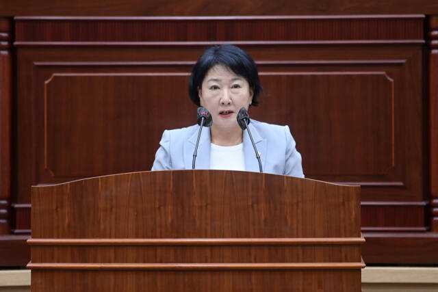 배두영 연천군의원 5분 자유발언. 연천군의회 제공.