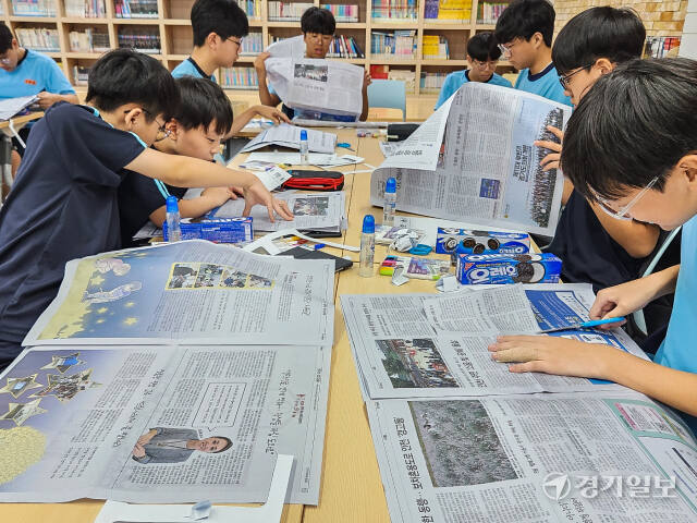 수원 수성중학교 1일 기자체험 교육실시 [포토뉴스]