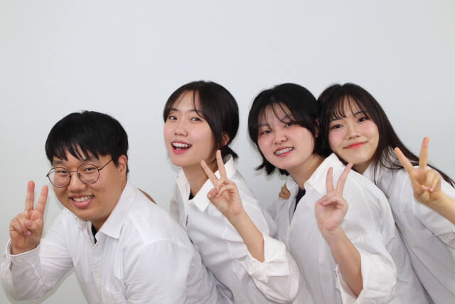 왼쪽부터 가천대 도시계획·조경학부 박근수, 이세연, 김소은, 김아영 학생. 가천대 제공