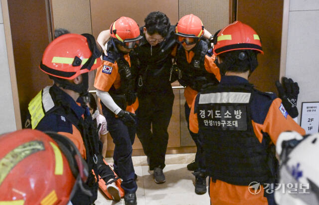 안성시, 2024년 승강기 사고대응 합동훈련 [포토뉴스]