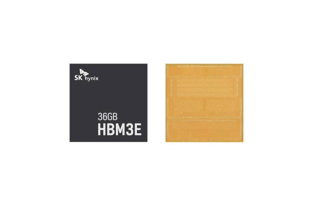 SK하이닉스가 세계 최초 ‘12단 적층 HBM3E’ 양산에 돌입했다. SK하이닉스 제공
