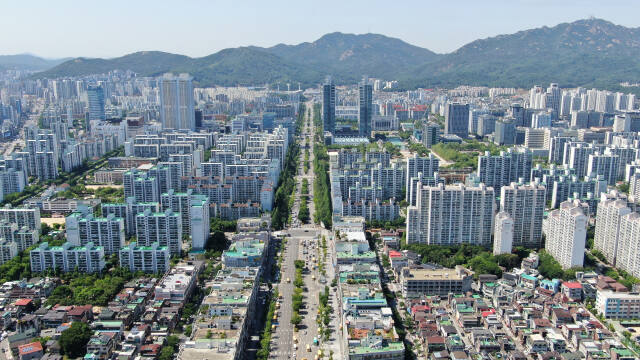 안양 평촌신도시 전경. 안양시 제공