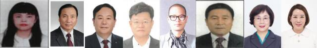 왼쪽부터 효행 부문 나은영씨, 산업발전 부문 윤석봉씨·강석철씨·오현교씨·한성희씨·변흥배씨, 교육발전 부문 송미연씨·최은주씨. 인천시 제공