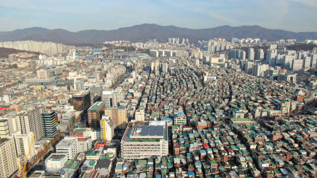 성남 원도심 일대. 성남시 제공
