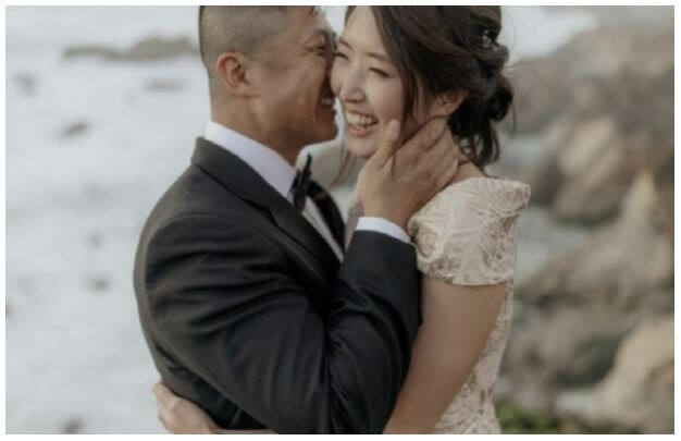최태원 SK그룹 회장의 차녀 민정씨와 미국인 해병대 예비군 장교인 케빈 황씨가 13일 비공개 결혼식을 올렸다. 웨딩사이트 ‘Zola’ 갈무리