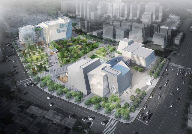 인천 미추홀구 학익동 573번지 일대에 들어설 인천뮤지엄파크 조감도. 인천시 제공