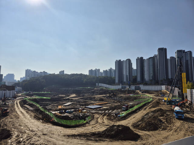 안양시 동안구 비산동 삼호아파트 재건축 현장. 윤현서 기자