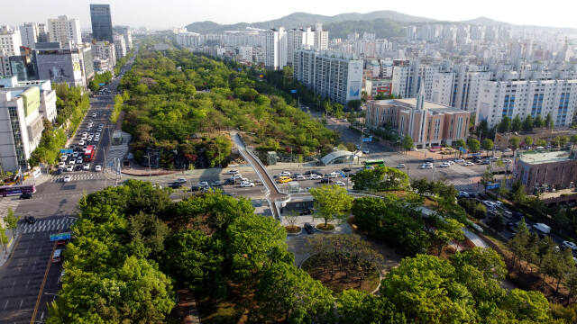 인천 남동구 구월동 일대 중앙공원 전경. 인천시 제공