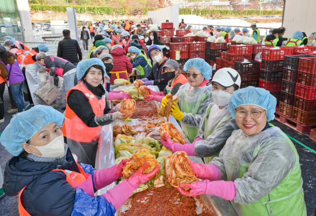 2024 용인 르네상스 자원봉사 김장 대첩