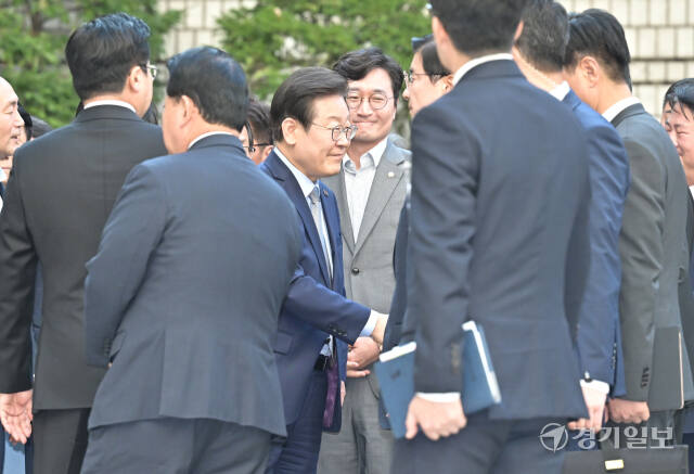 이재명 더불어민주당대표 1심 선고 공판 시작 [포토뉴스]