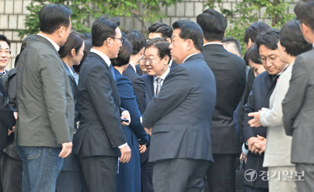 이재명 더불어민주당대표 1심 선고 공판 시작 [포토뉴스]