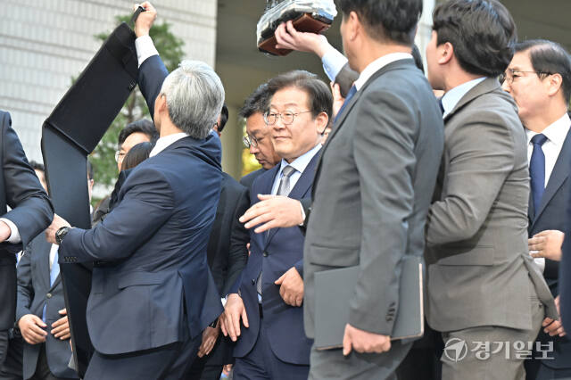 이재명 더불어민주당대표 1심 선고 공판 시작 [포토뉴스]