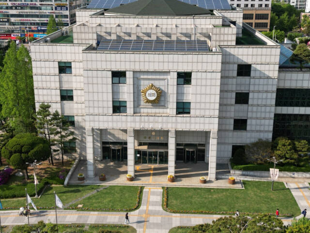 부천시의회 전경.