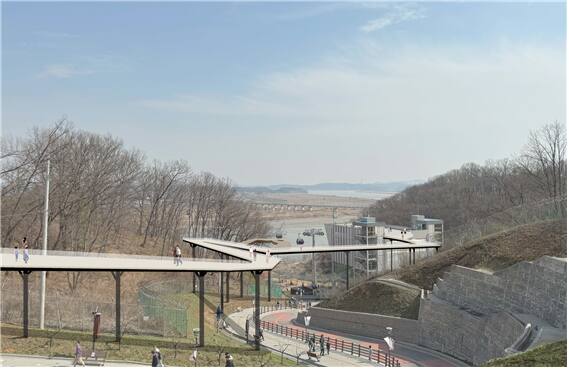 임진각 평화곤돌라 스카이워크 조감도. 파주시 제공