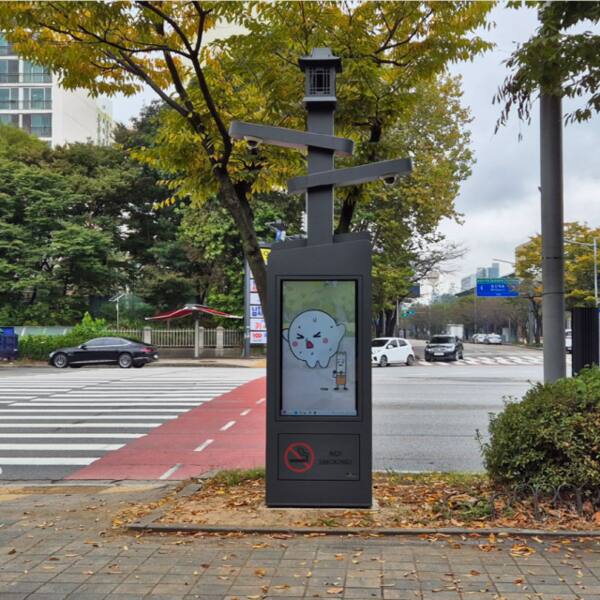 인천 연수구가 전국 최초로 AI 기반 간접흡연방지시스템을 구축, 설치했다. 연수구 제공